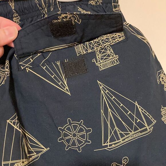 Men’s Nautical Swim Trunks sz Large - Picture 6 of 7